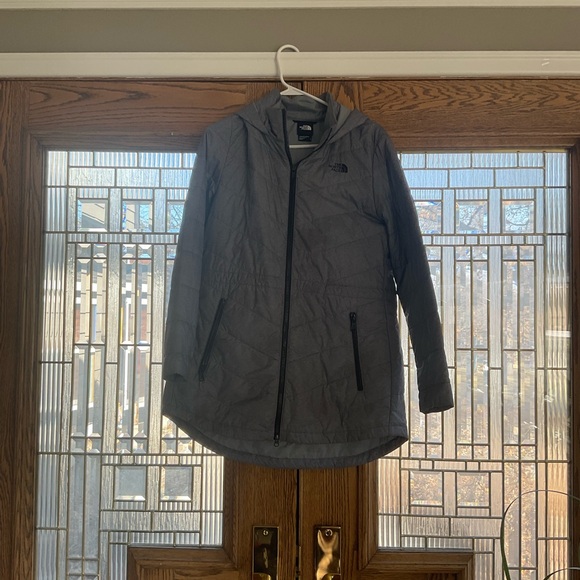The North Face Gray Goose Hooded Medium-length Jacket - Picture 2 of 4